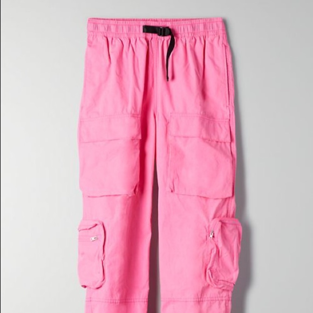 ARITZIA TNA OVERLOAD CARGO PANTS PINK